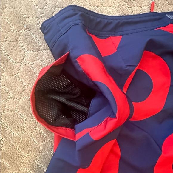 Phish band Fishman Doughnut Board Shorts Size 40 Brand=section 119Color Blue/Red - Picture 10 of 10